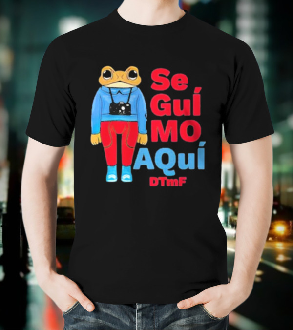 Se Guí Mo Aquí DTMF Frog With Camera T-Shirt