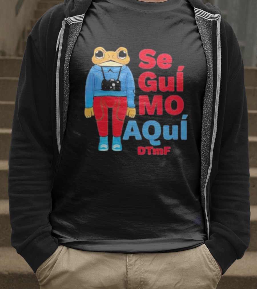 Se Guí Mo Aquí DTMF Frog With Camera T-Shirt