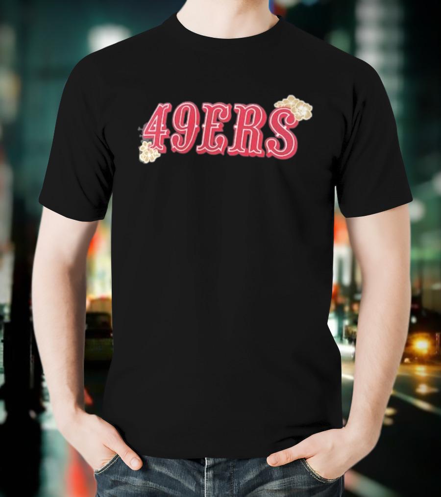 San Francisco 49ers 49ERS AAPI Apex Collection Floral Accents T-Shirt
