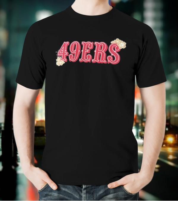 San Francisco 49ers 49ERS AAPI Apex Collection Floral Accents T-Shirt