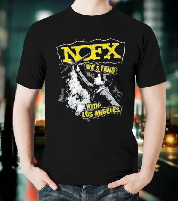 NOFX We Stand With Los Angeles Fire Relief Sebas Theriault T-Shirt