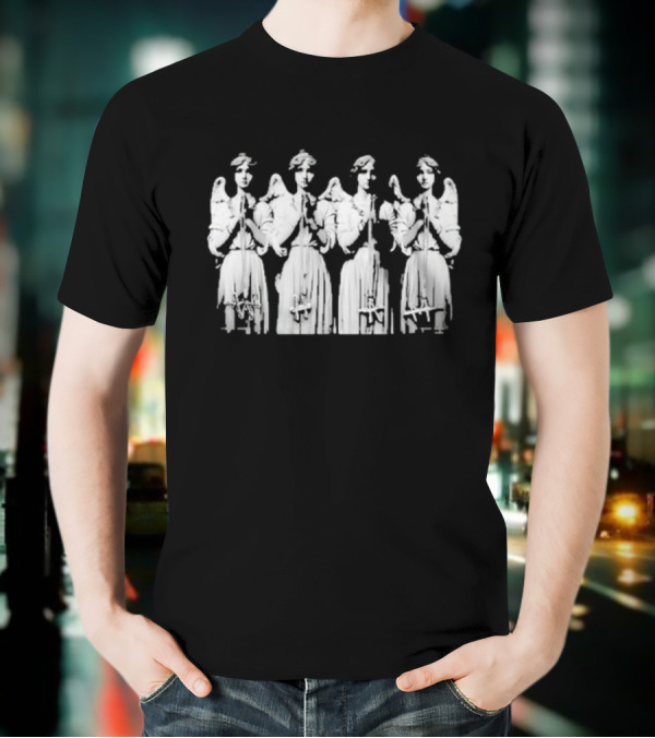 Lil Baby Wham X Who Decides War Four Angelic Statues T-Shirt