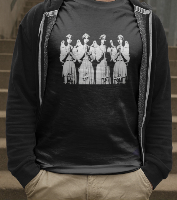 Lil Baby Wham X Who Decides War Four Angelic Statues T-Shirt
