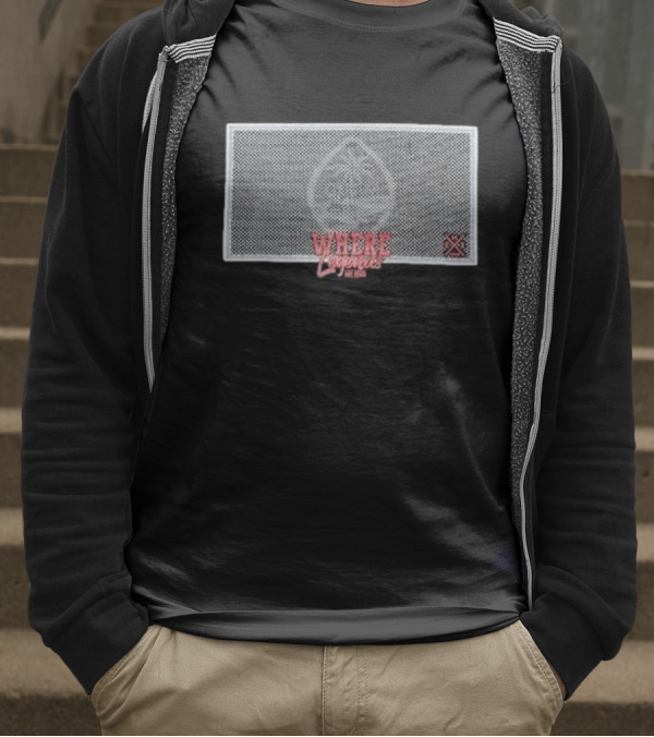 WHERE LEGENDS ARE BORN BLK DIAMOND SHIELD RED TEXT ICONIC T-Shirt