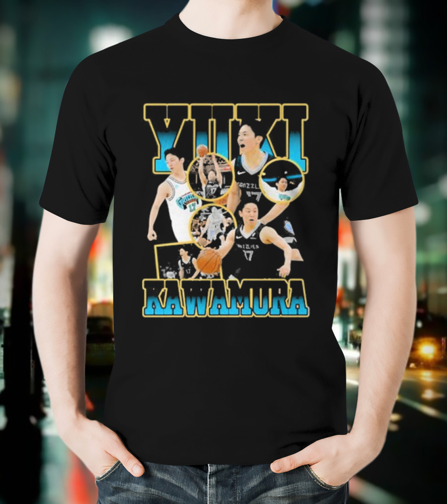Yuki Kawamura Basketball Action Collage T-Shirt