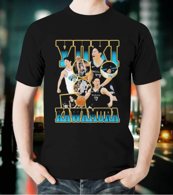 Yuki Kawamura Basketball Action Collage T-Shirt