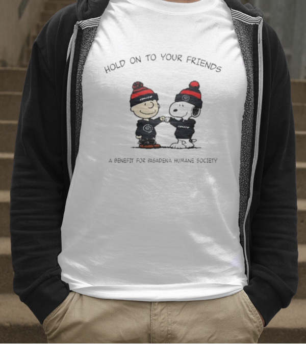Hold On To Your Friends Benefit For Pasadena Humane Society Whirr X Luster T-Shirt