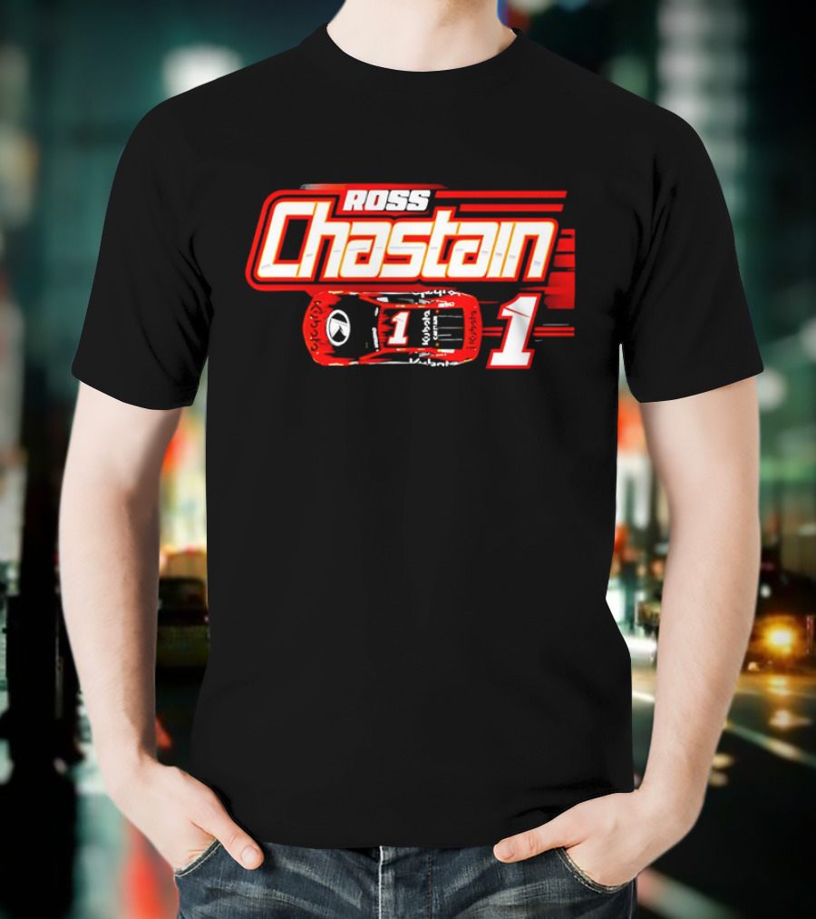 Ross Chastain 1 Racing Car Number One T-Shirt