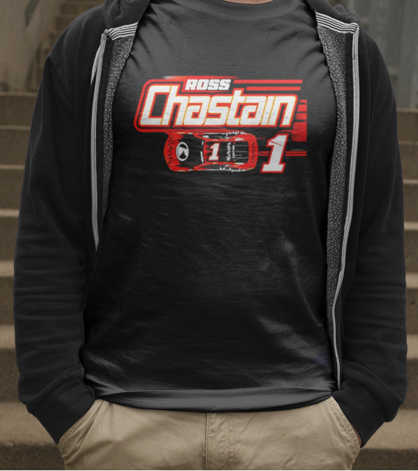 Ross Chastain 1 Racing Car Number One T-Shirt