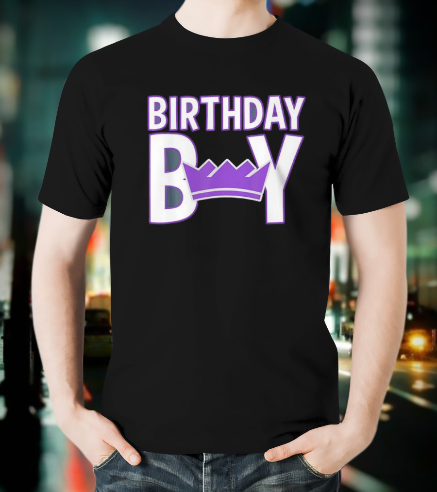 Birthday Boy Sacramento Kings NBA T-Shirt