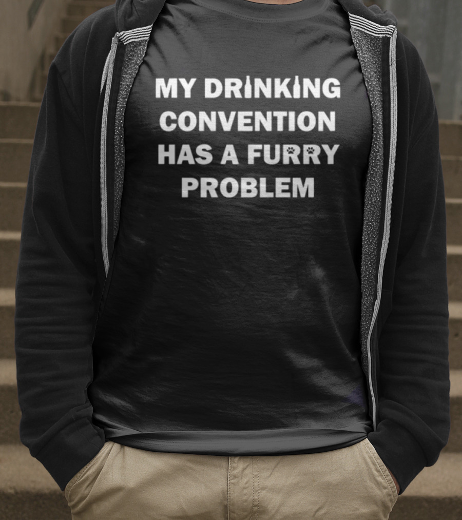 My Drinking Convention Has A Furry Problem Salsa Anteater T-Shirt