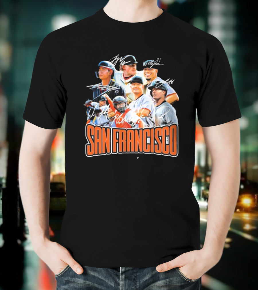 San Francisco Giants MLB Players Series Signatures 2025 T-Shirt