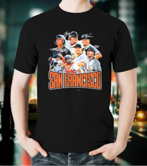 San Francisco Giants MLB Players Series Signatures 2025 T-Shirt