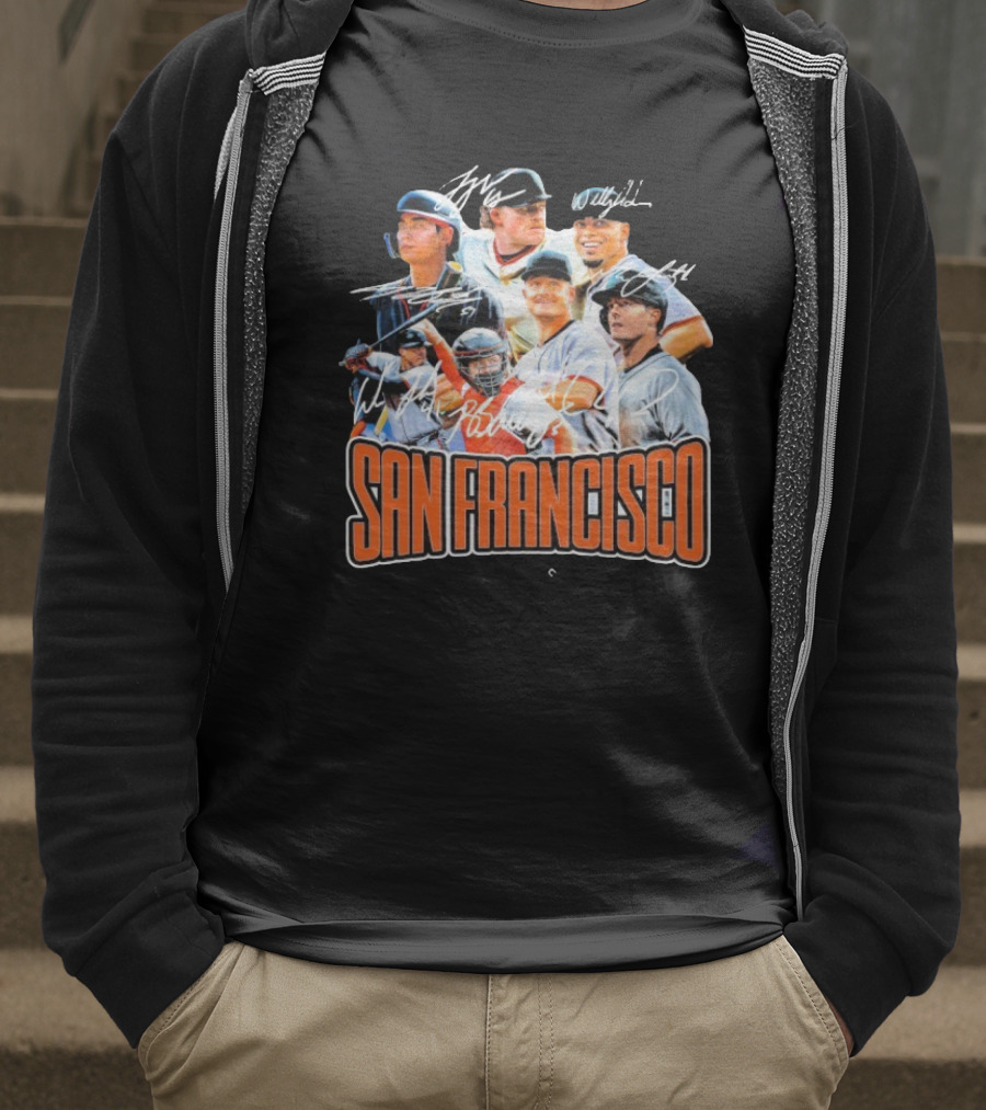 San Francisco Giants MLB Players Series Signatures 2025 T-Shirt