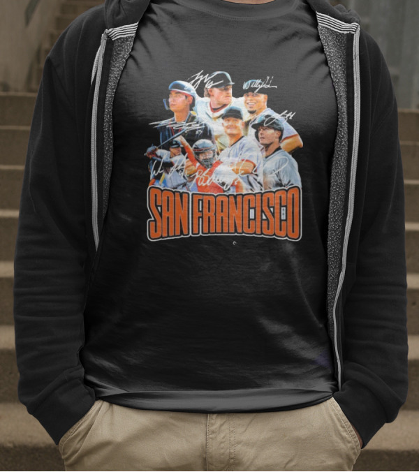San Francisco Giants MLB Players Series Signatures 2025 T-Shirt