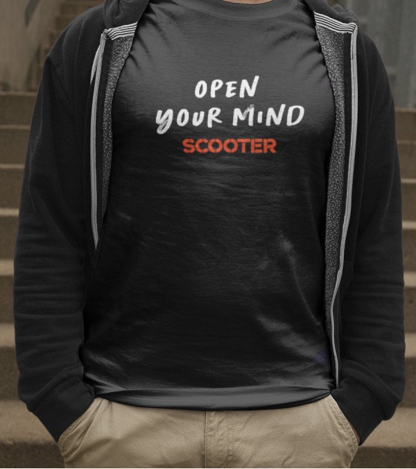 Open Your Mind Scooter T-Shirt