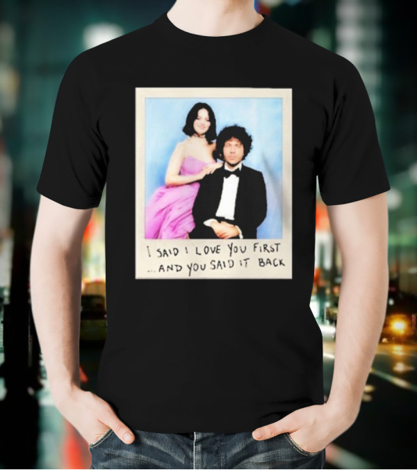 Selena Gomez I Said I Love You First And You Said It Back Polaroid Photo T-Shirt