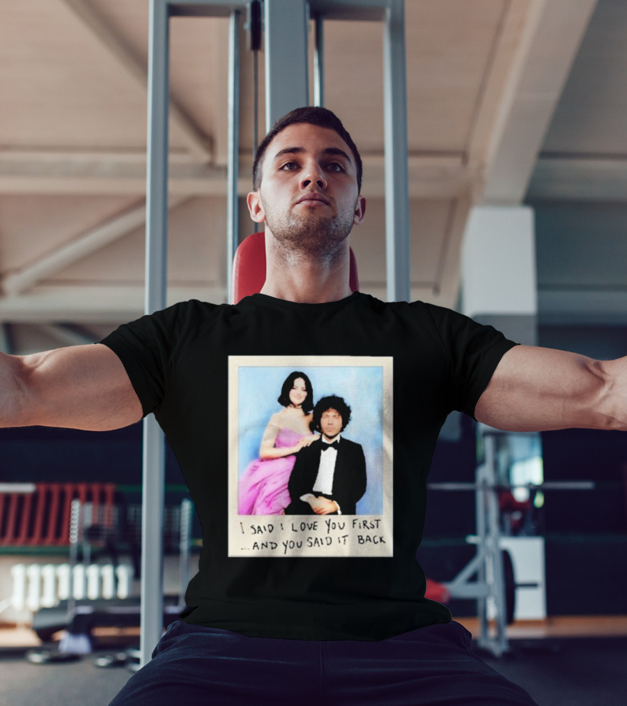 Selena Gomez I Said I Love You First And You Said It Back Polaroid Photo T-Shirt
