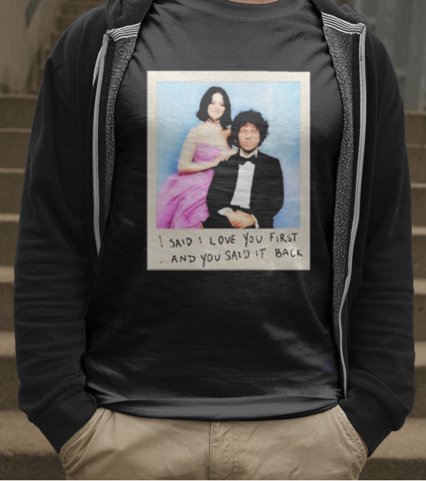 Selena Gomez I Said I Love You First And You Said It Back Polaroid Photo T-Shirt