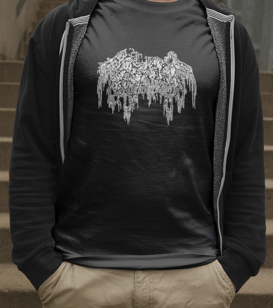 Septage Septisk Eradikasyon Dripping Text Style T-Shirt