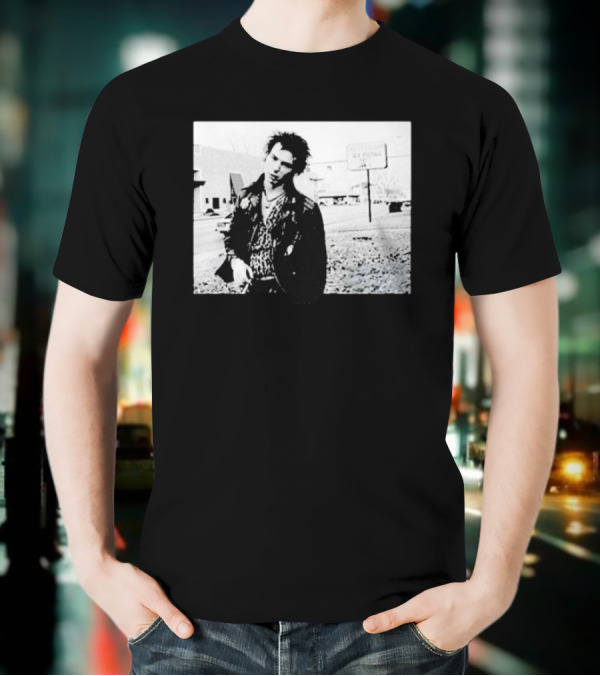 Sex Pistols Babylon Sid Vicious Street Scene Retro Punk Style T-Shirt