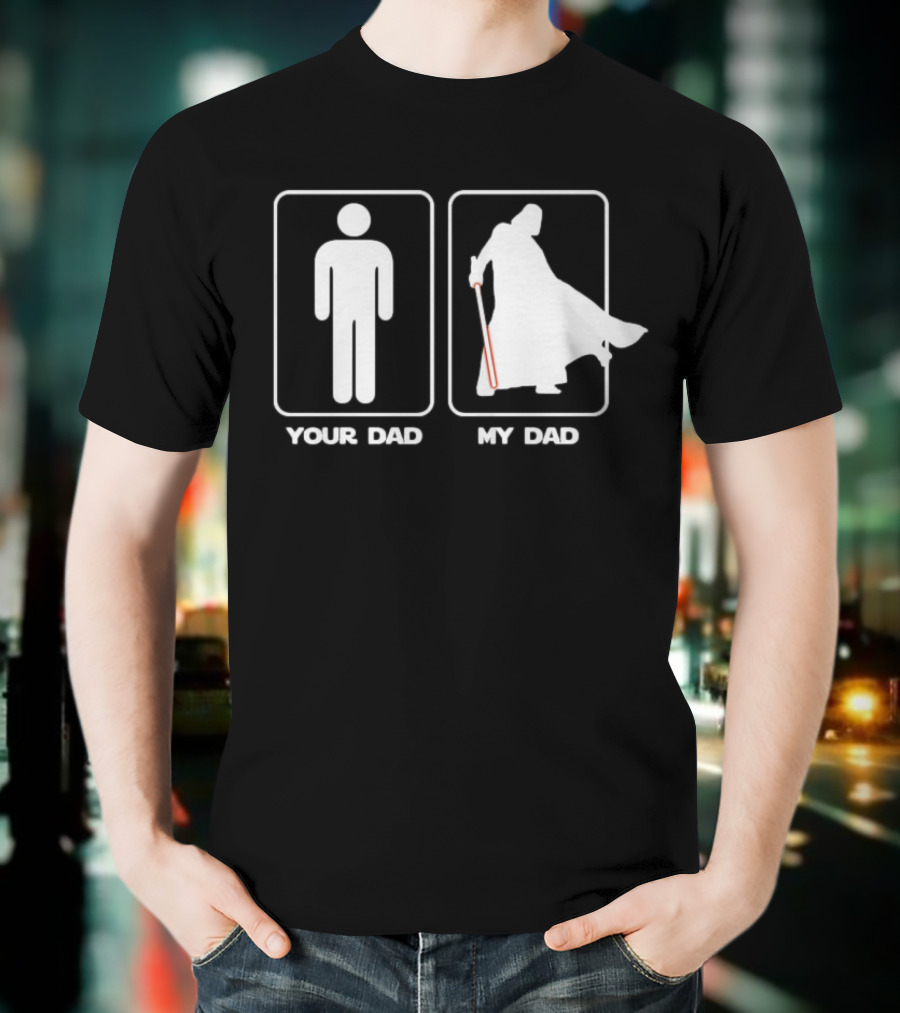 YOUR DAD MY DAD LIGHTSABER ICON DUO T-Shirt