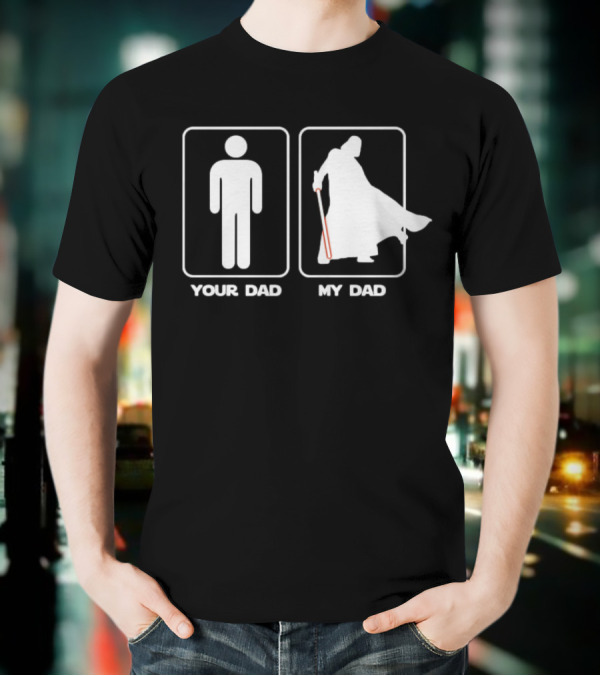 YOUR DAD MY DAD LIGHTSABER ICON DUO T-Shirt