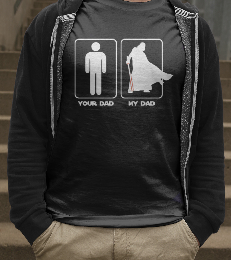 YOUR DAD MY DAD LIGHTSABER ICON DUO T-Shirt