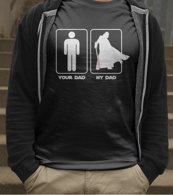 YOUR DAD MY DAD LIGHTSABER ICON DUO T-Shirt