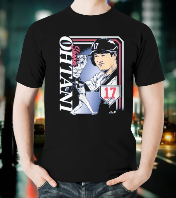 Shohei Ohtani #17 Signature Collage Los Angeles Dodgers T-Shirt