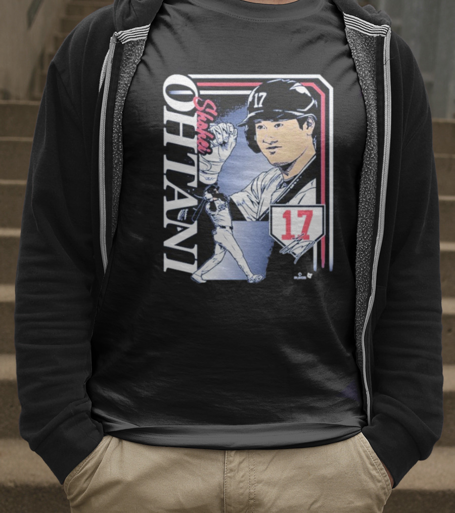 Shohei Ohtani #17 Signature Collage Los Angeles Dodgers T-Shirt
