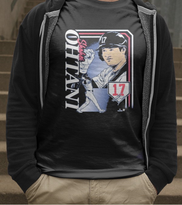 Shohei Ohtani #17 Signature Collage Los Angeles Dodgers T-Shirt