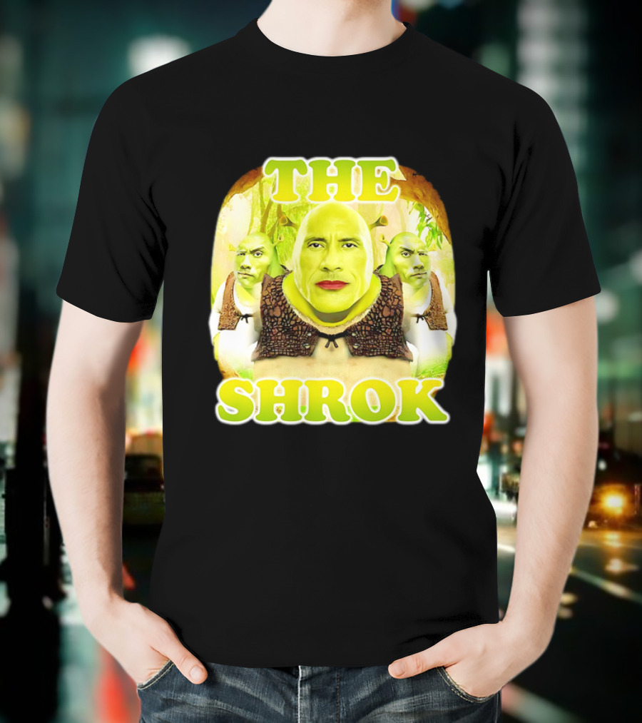 THE SHROK Shrek Parody Featuring Iconic Imagery T-Shirt