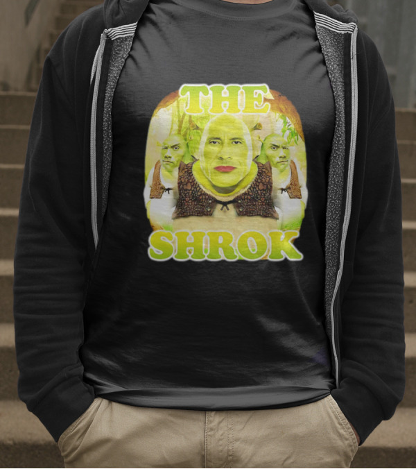 THE SHROK Shrek Parody Featuring Iconic Imagery T-Shirt