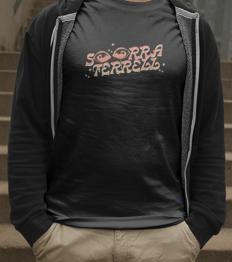 Sierra Ferrell Eyes Retro Typography With Eye Motif T-Shirt