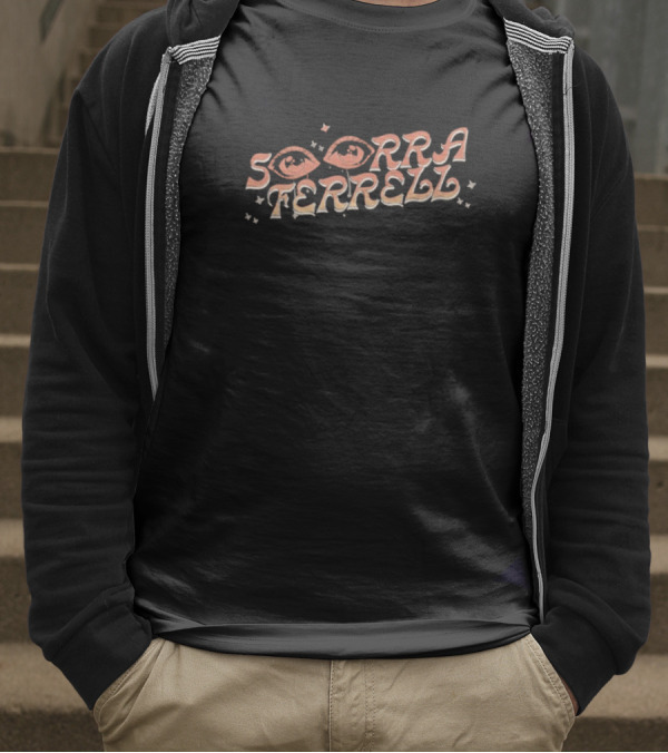 Sierra Ferrell Eyes Retro Typography With Eye Motif T-Shirt