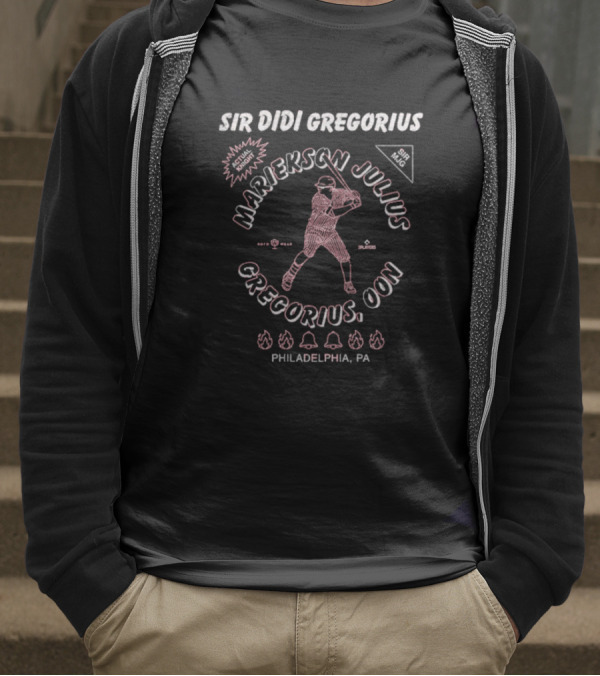 Sir Didi Gregorius Mariekson Julius Gregorius OON Philadelphia PA Baseball Player T-Shirt