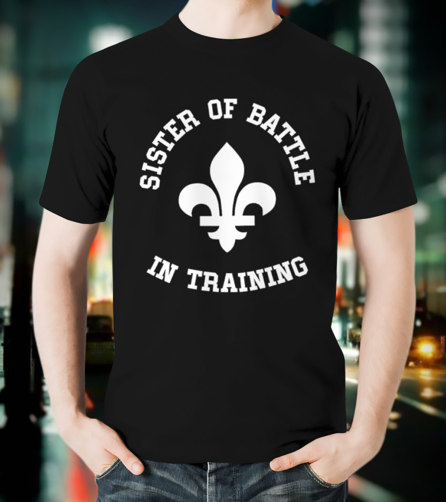 Sister Of Battle In Training Fleur-de-Lis Emblem T-Shirt