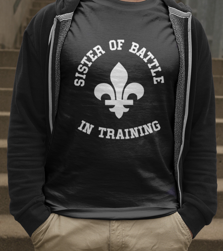 Sister Of Battle In Training Fleur-de-Lis Emblem T-Shirt