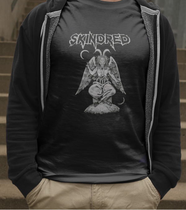Skindred True Newportian Ragga Metal Angel With Wings And Horns T-Shirt