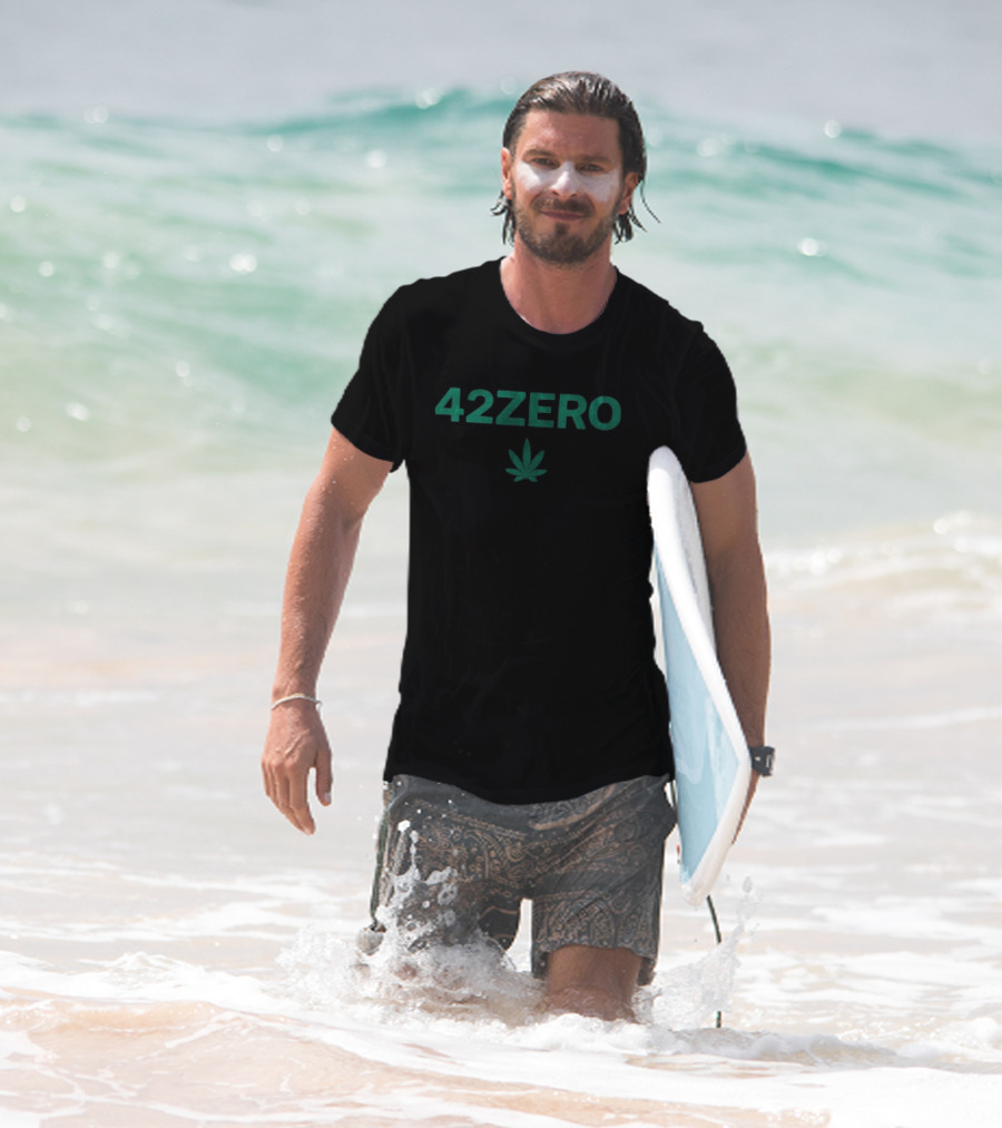 Smashing Pumpkins 42Zero 420 Marijuana Leaf Design T-Shirt
