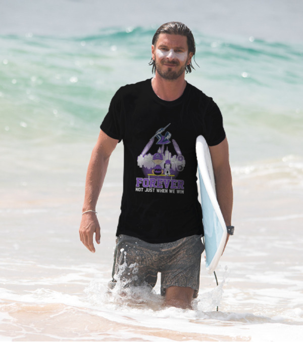 Snoopy Charlie Brown Melbourne Storm Forever Not Just When We Win Peanuts Skyline T-Shirt