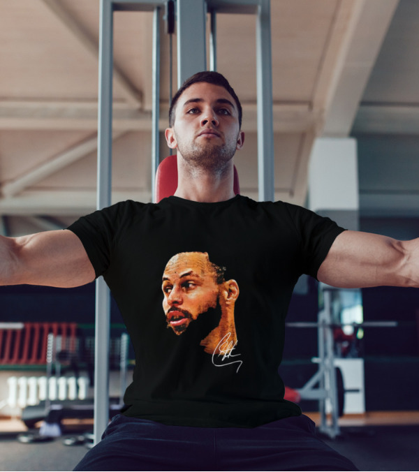 Stephen Curry NBA Big Face Signature T-Shirt