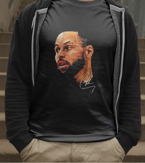 Stephen Curry NBA Big Face Signature T-Shirt