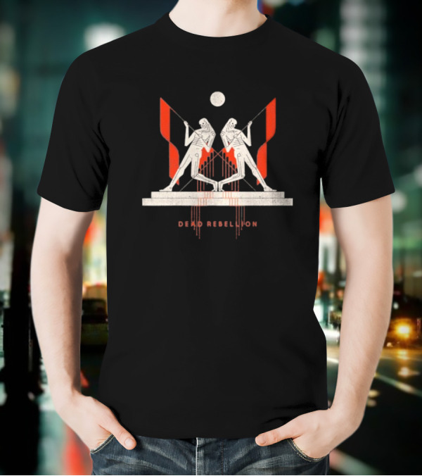 Dead Rebellion Strung Out Mirror Dueling Figures T-Shirt