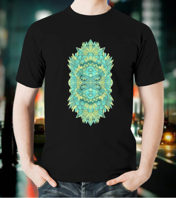 Ten Hundred Reflect Kaleidoscopic Faces Symmetrical Nature T-Shirt