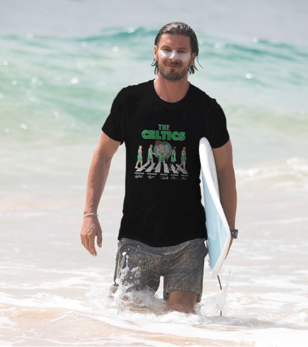 Boston Celtics Abbey Road Player Signatures T-Shirt