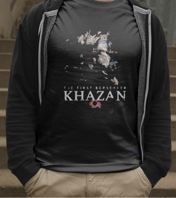 The First Berserker Khazan Fragmented Stone Mosaic Style T-Shirt