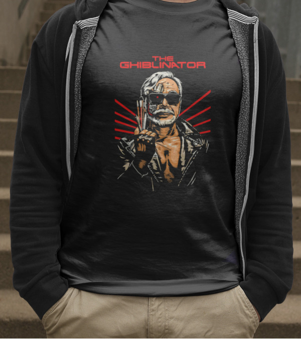 The Ghiblinator Parody Red Sunglasses Character T-Shirt