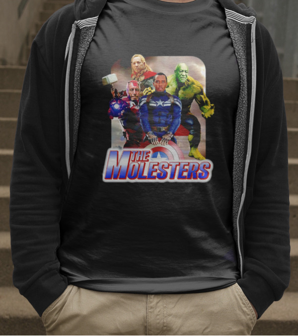 The Molesters Avengers Parody 2025 Captain America Iron Man Thor Hulk T-Shirt